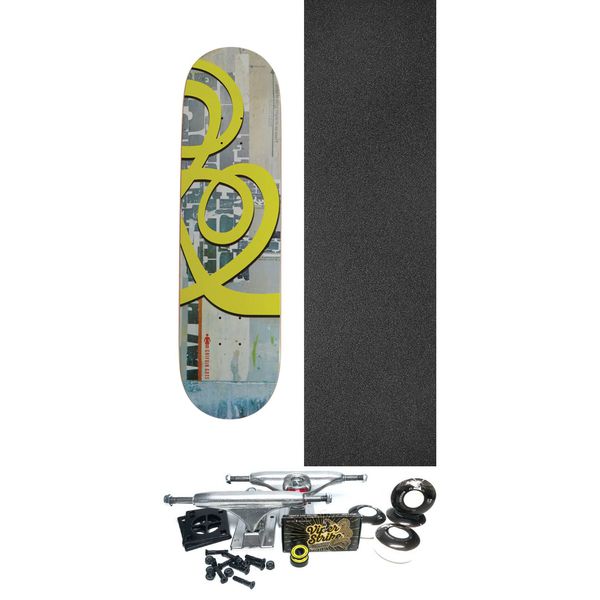 Girl Skateboards Griffin Gass Jenkins 30 Swirls Skateboard Deck - 8.5" x 32" - Complete Skateboard Bundle